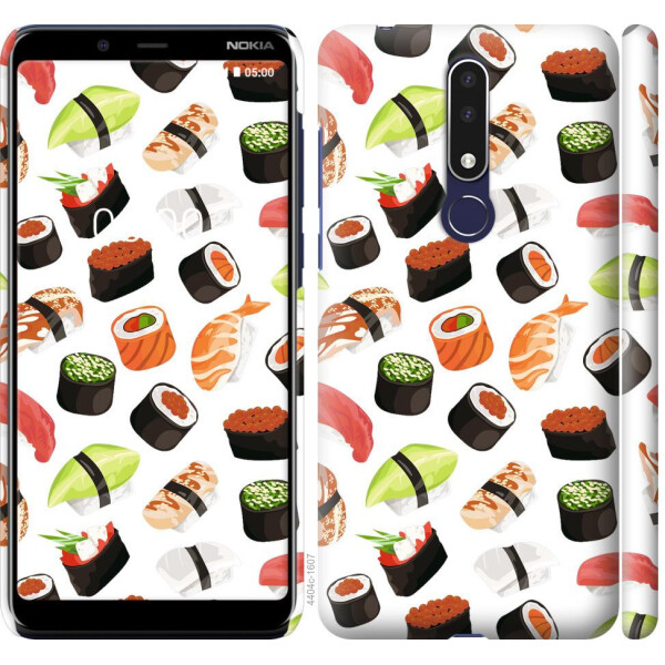 

Чехол на Nokia 3.1 Plus Суши (04798)