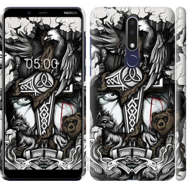 

Чехол на Nokia 3.1 Plus Тату Викинг (04798)