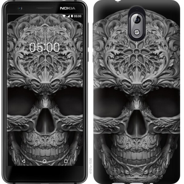 

Чехол на Nokia 3.1 skull-ornament (04798)