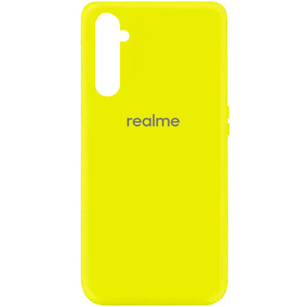 

Чехол Silicone Cover My Color Full Protective (A) для Realme 6 Желтый / Flash (is_00000037424_8)