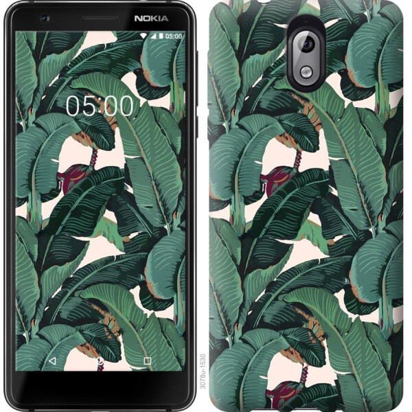

Чехол на Nokia 3.1 Банановые листья (04798)