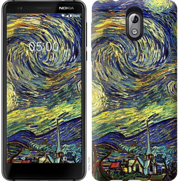 

Чехол на Nokia 3.1 Винсент Ван Гог. Звёздная ночь (04798)
