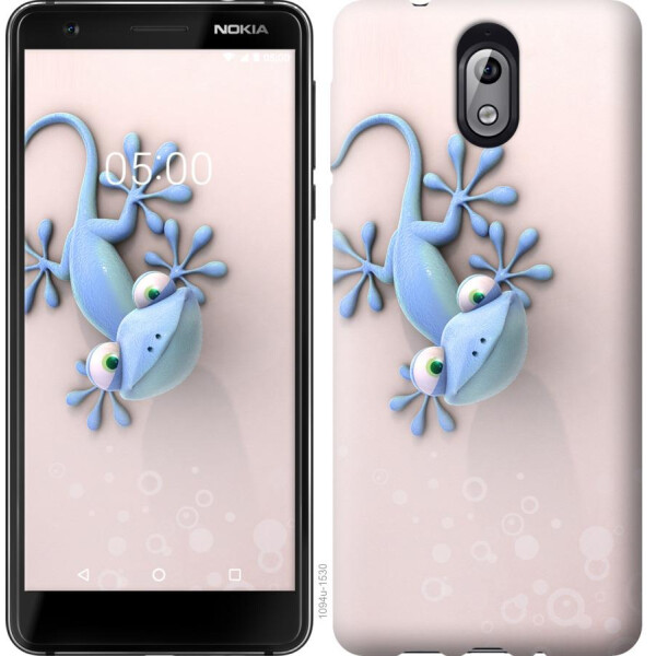 

Чехол на Nokia 3.1 Геккончик (04798)