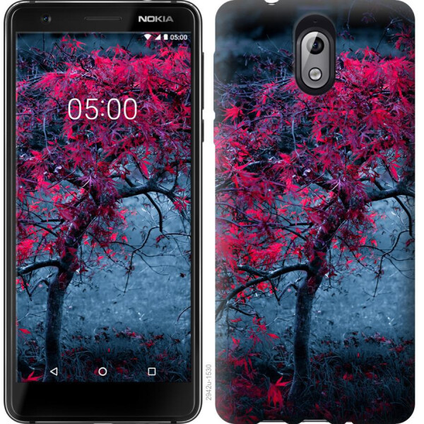 

Чехол на Nokia 3.1 Дерево с яркими листьями (04798)