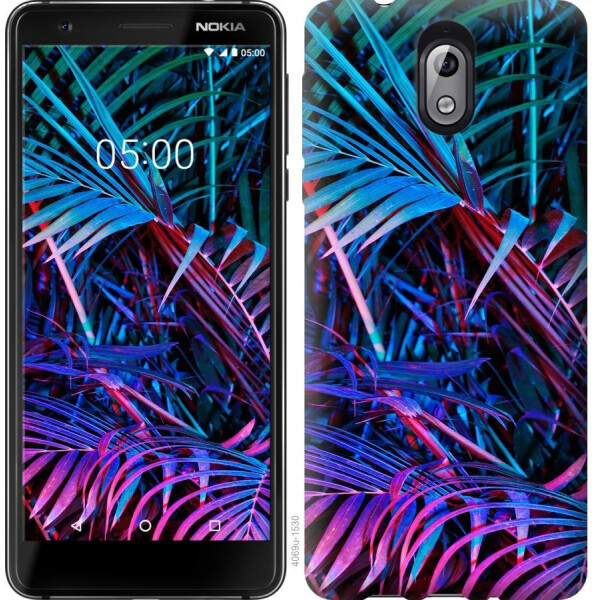 

Чехол на Nokia 3.1 Папоротник под ультрафиолетом (04798)
