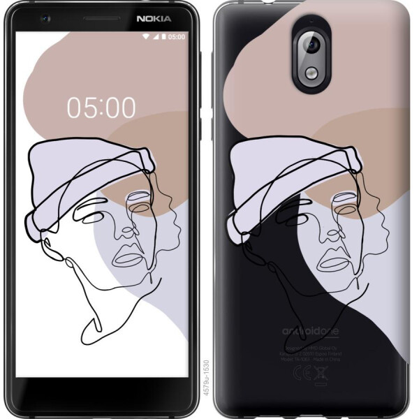 

Чехол на Nokia 3.1 Силуэт (04798)