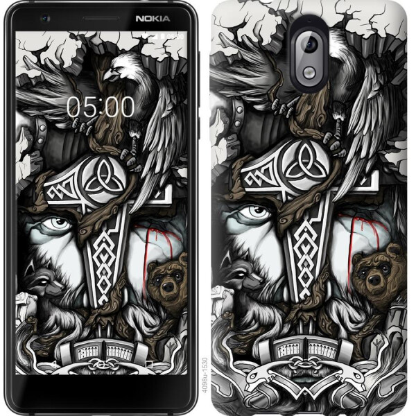

Чехол на Nokia 3.1 Тату Викинг (04798)
