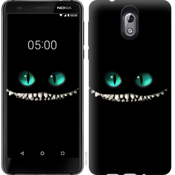 

Чехол на Nokia 3.1 Чеширский кот (04798)