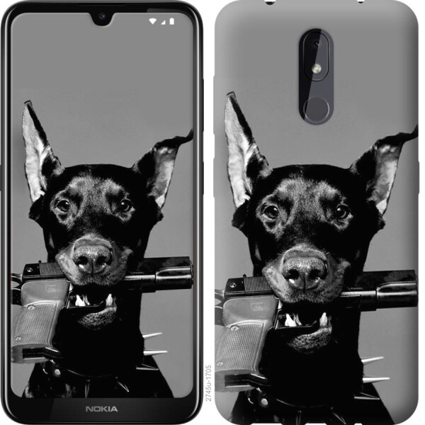 

Чехол на Nokia 3.2 Доберман (04798)