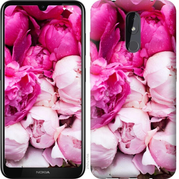 

Чехол на Nokia 3.2 Розовые пионы (04798)