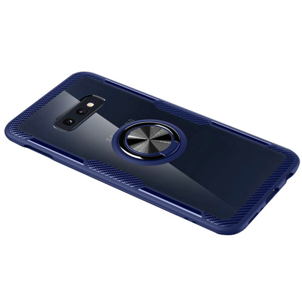

TPU+PC чехол Deen CrystalRing for Magnet (opp) для Samsung Galaxy S10e Бесцветный / Синий (is_00000037093_2)