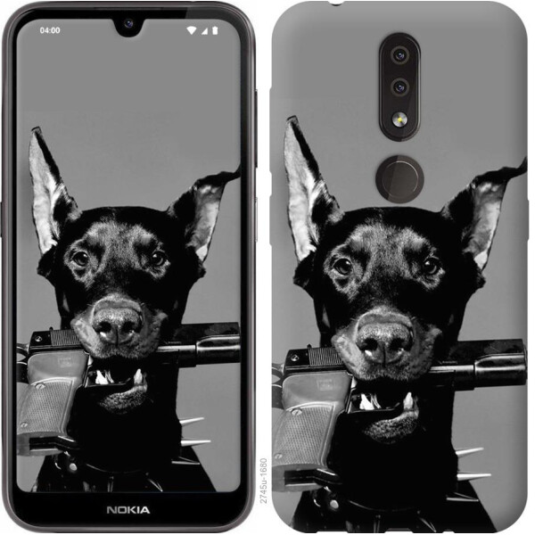 

Чехол на Nokia 4.2 Доберман (04798)