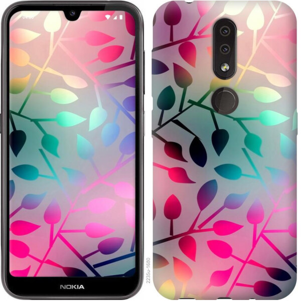 

Чехол на Nokia 4.2 Листья (04798)