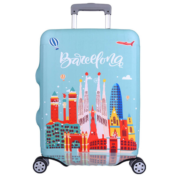 

Защитный чехол для чемодана Travel M 24" Бирюзовый / Барселона (is_00000036951_2)
