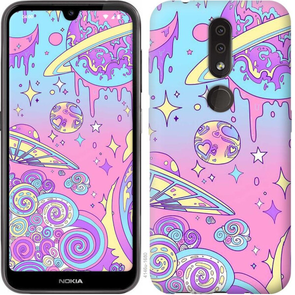 

Чехол на Nokia 4.2 Розовая галактика (04798)