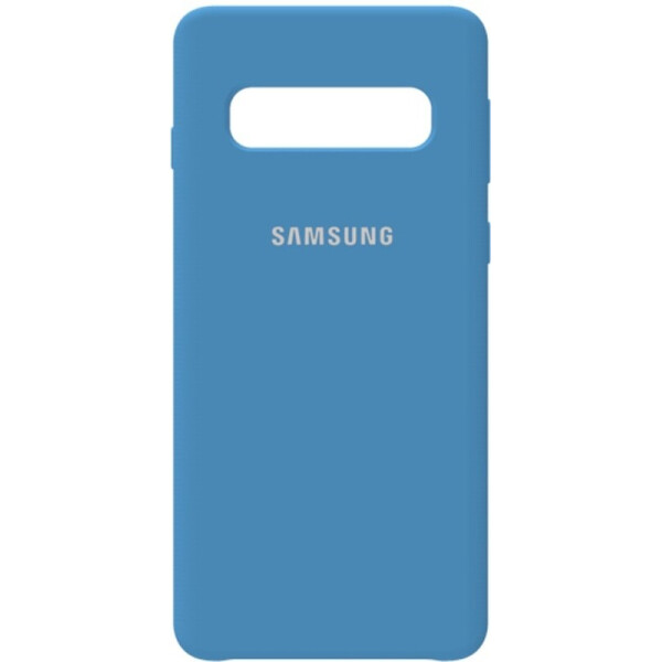 

Чехол-накладка Samsung Silicone Case Galaxy S10 Navy Blue (bz_F_97495)