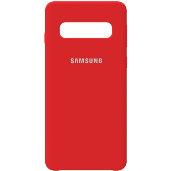 

Чехол-накладка Samsung Silicone Case Galaxy S10 Rose Red (bz_F_97494)