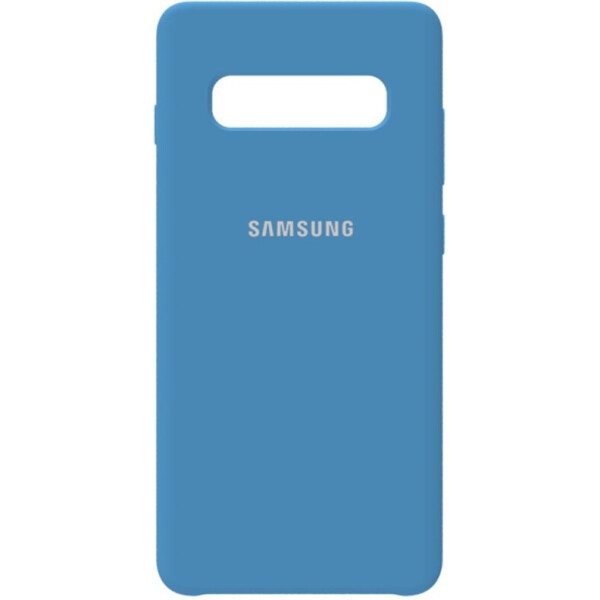 

Чехол-накладка Samsung Silicone Case Galaxy S10+ Navy Blue (bz_F_97502)
