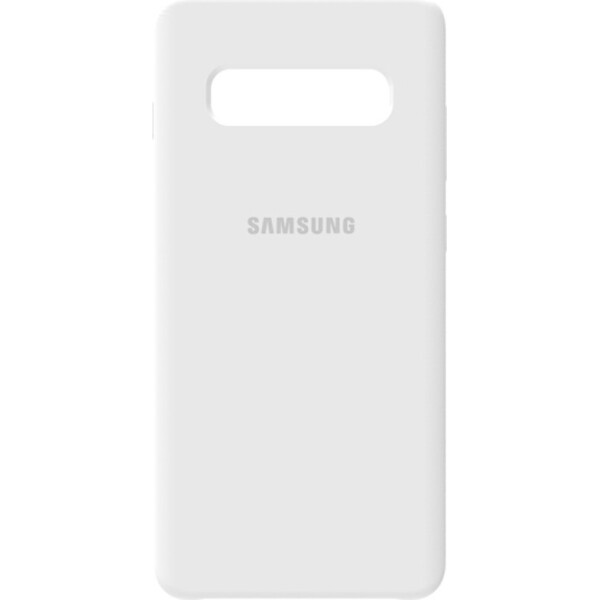 

Чехол-накладка Samsung Silicone Case Galaxy S10+ White (bz_F_97498)