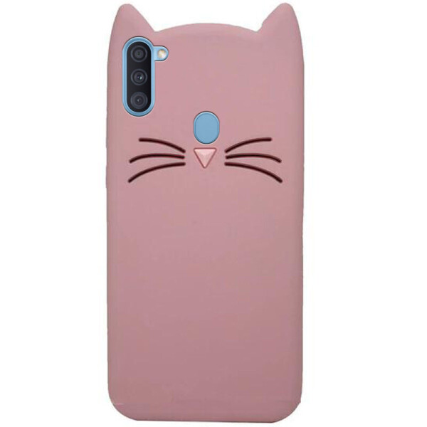

Силиконовая накладка 3D Cat для Samsung Galaxy A11 Розовый (is_00000036649_3)