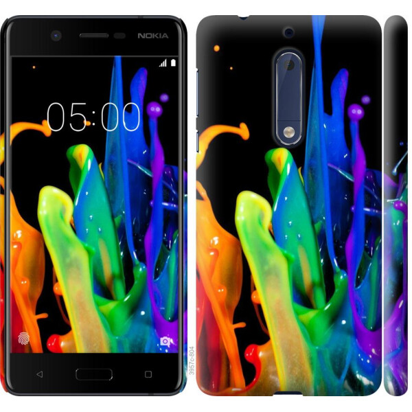 

Чехол на Nokia 5 брызги краски (04798)