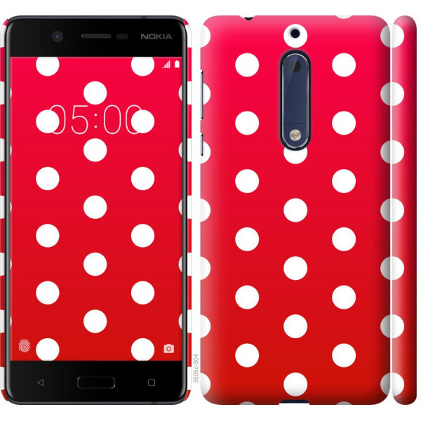 

Чехол на Nokia 5 Градиент, Горошек (04798)