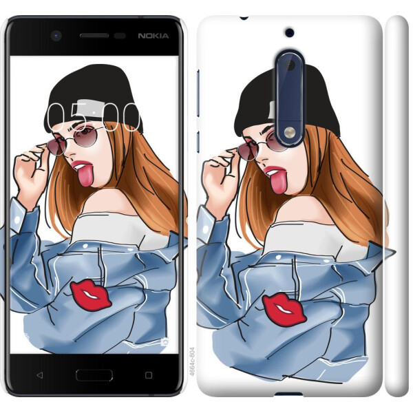 

Чехол на Nokia 5 Девушка v3 (04798)