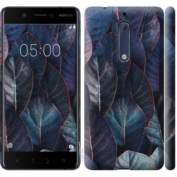 

Чехол на Nokia 5 Листья v3 (04798)