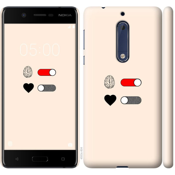 

Чехол на Nokia 5 Любовь и ум (04798)