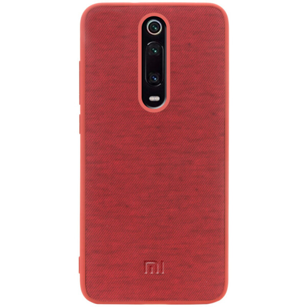 

TPU чехол Textile Logo для Xiaomi Redmi K20 / K20 Pro / Mi9T / Mi9T Pro