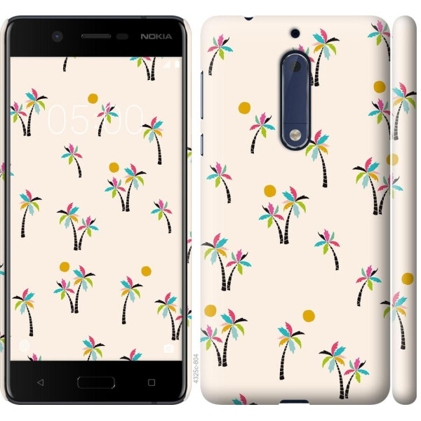 

Чехол на Nokia 5 Пальмочки (04798)