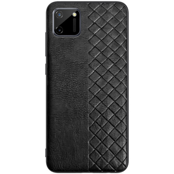 

Кожаная накладка WeaveSide (PU) для Realme C11 Черный (is_00000038490_4)