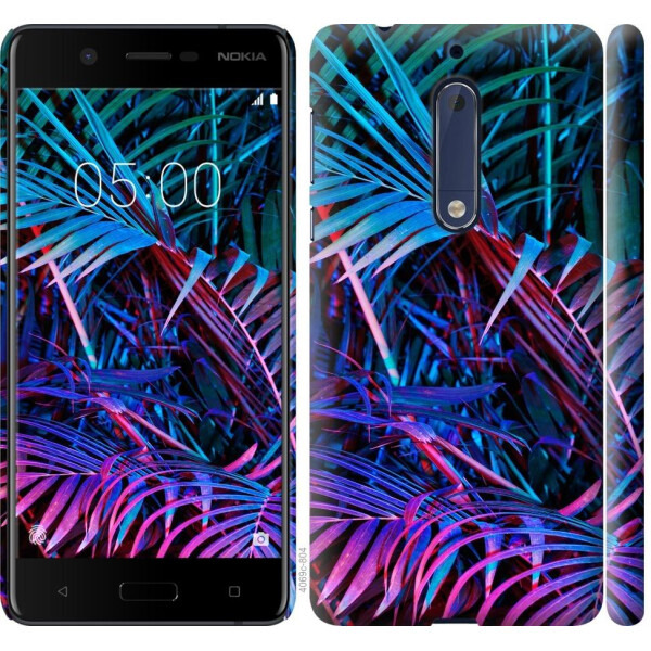 

Чехол на Nokia 5 Папоротник под ультрафиолетом (04798)