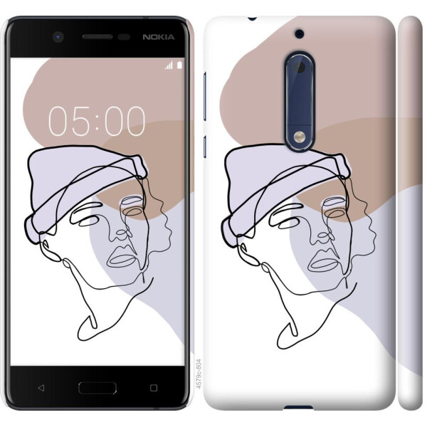 

Чехол на Nokia 5 Силуэт (04798)