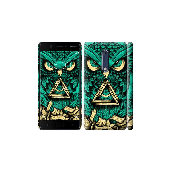 

Чехол на Nokia 5 Сова Арт-тату (04798)