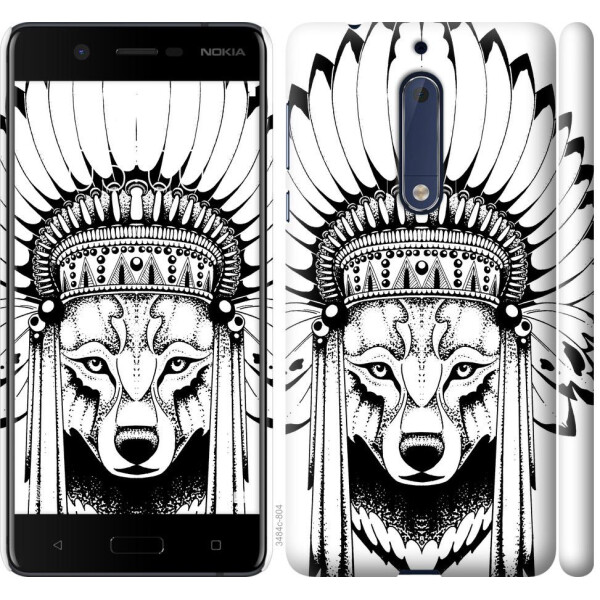 

Чехол на Nokia 5 Тотем волка (04798)