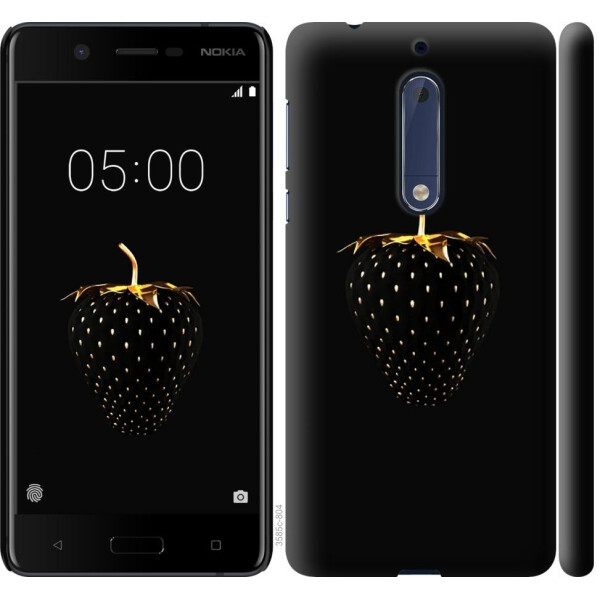 

Чехол на Nokia 5 Черная клубника (04798)