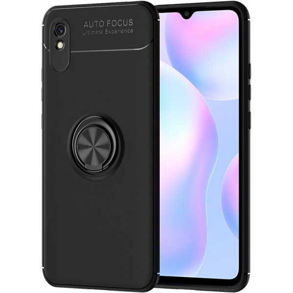 

TPU чехол Deen ColorRing под магнитный держатель (opp) для Xiaomi Redmi 9A Черный / Черный (is_00000038114_6)