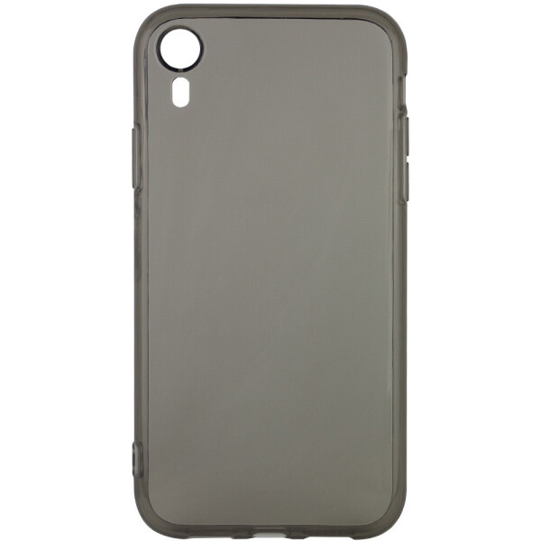 

Матовый полупрозрачный TPU чехол с защитой камеры для Apple iPhone XR (6.1") Черный / Black (is_00000038083_6)
