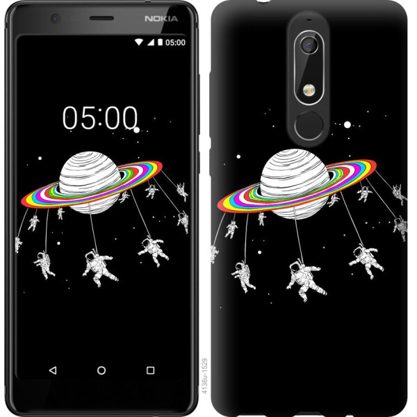 

Чехол на Nokia 5.1 Лунная карусель (04798)