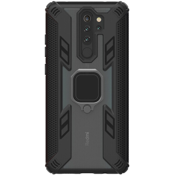 

Ударопрочный чехол Combo Ring for Magnet для Xiaomi Redmi 9 Черный (is_00000037920_5)