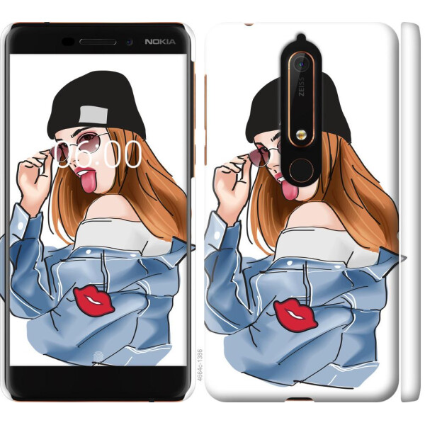 

Чехол на Nokia 6 2018 Девушка v3 (04798)