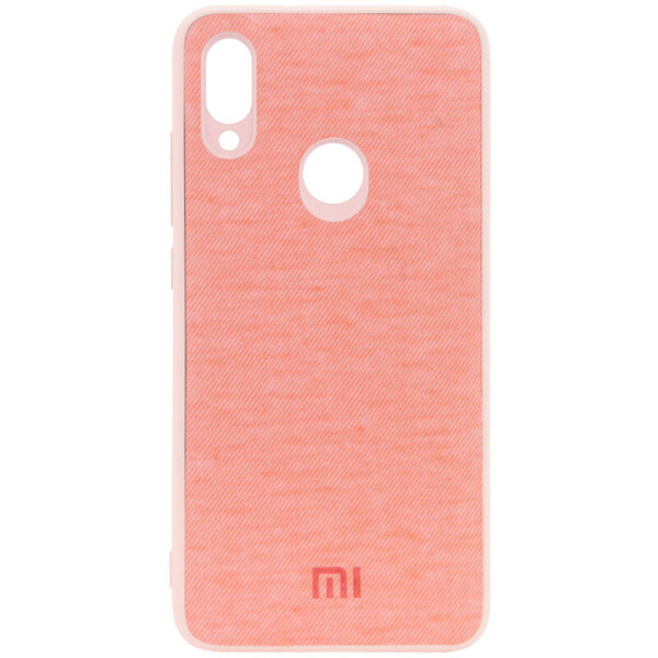 

TPU чехол Textile Logo для Xiaomi Redmi 7 Розовый (is_00000035094_3)