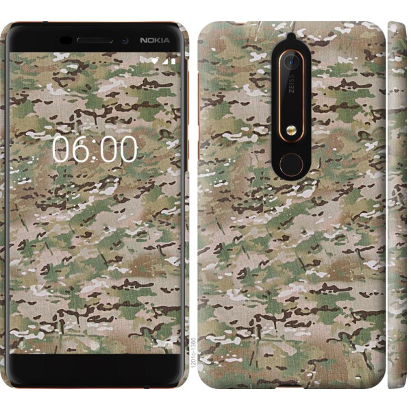 

Чехол на Nokia 6 2018 Камуфляж v5 (04798)
