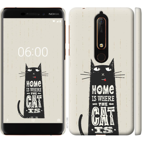 

Чехол на Nokia 6 2018 Кот (04798)
