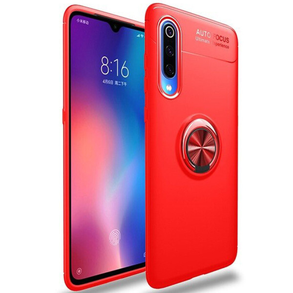 

TPU чехол Deen ColorRing под магнитный держатель для Xiaomi Mi 9 Pro