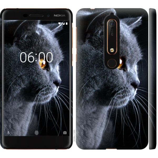 

Чехол на Nokia 6 2018 Красивый кот (04798)