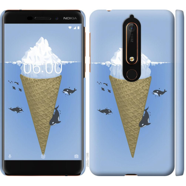 

Чехол на Nokia 6 2018 Мороженое Айсберг (04798)