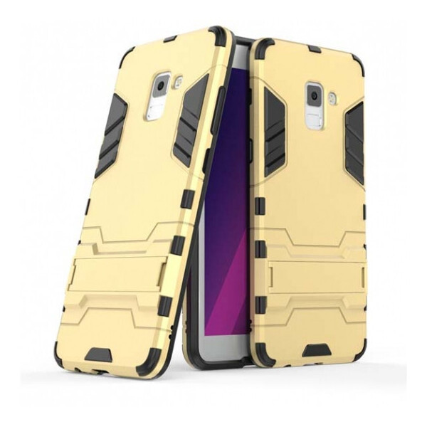 

Ударопрочный чехол-подставка Transformer для Samsung A730 Galaxy A8+ (2018) с мощной защитой корпуса