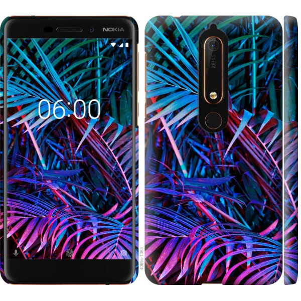 

Чехол на Nokia 6 2018 Папоротник под ультрафиолетом (04798)